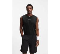 BOSS Active Camiseta sin mangas en tejido de secado rápido con logo - StyleTS_TOC Serve Tank, 50559138 Negro XXXL