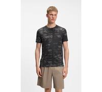 BOSS Active Camiseta slim fit con motivo en jacquard - StyleTS_Active Repeat, 50558565 Negro / Gris S