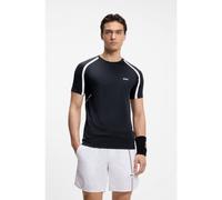 BOSS Active Camiseta slim fit en tejido elástico con detalles en contraste - StyleTS_TOC Game 2, 50564786 Azul oscuro L