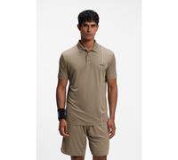 BOSS Active polo de secado rápido con la raya característica de la firma - StylePL_TOC Game 3, 50563363 Marrón claro S