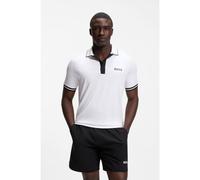 BOSS Active Polo slim fit con control de la humedad - StylePL_TOC Serve CB, 50559214 Blanco S