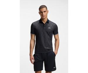 BOSS Active Polo slim fit con estampado de pelota de tenis grabado - StylePL_TOC Game 1, 50564785 Azul oscuro M