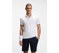 BOSS Active Polo slim fit con estampado de pelota de tenis grabado - StylePL_TOC Game 1, 50564785 Blanco XXXL