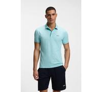 BOSS Active Polo slim fit con estampado de pelota de tenis grabado - StylePL_TOC Game 1, 50564785 Celeste XXL