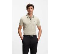 BOSS Active Polo slim fit de algodón elástico con absorción de humedad - StylePhilix GOC, 50555698 Beige claro M