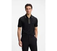 BOSS Active Polo slim fit de algodón elástico con absorción de humedad - StylePhilix GOC, 50555698 Negro XL