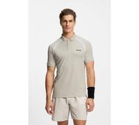 BOSS Active Polo slim fit en tejido elástico de secado rápido - StylePL_TOC Spin CB, 50554552 Beige claro XXL