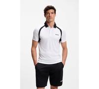 BOSS Active Polo slim fit en tejido elástico de secado rápido - StylePL_TOC Spin CB, 50554552 Blanco XXXL