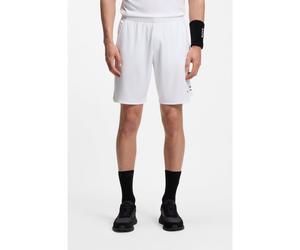 BOSS Active Shorts en tejido elástico con bolsillos amplios de malla - StyleJT_TOC Game 9 inch, 50563340 Blanco XL