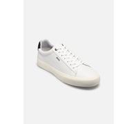 BOSS Deportivas de piel sintética con lengüeta trasera en contraste - StyleAiden_Tenn_grp, 50542114 Blanco 45