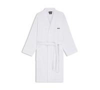 BOSS Albornoz de algodón con cinturón a rayas de la marca - StyleBLINEA Celadon Bath robe L, KIM-BLINEA Blanco XL