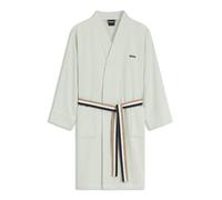 BOSS Albornoz de algodón con cinturón a rayas de la marca - StyleBLINEA Celadon Bath robe L, KIM-BLINEA Cal XL
