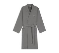 BOSS Albornoz de algodón con cinturón a rayas de la marca - StyleBLINEA Celadon Bath robe L, KIM-BLINEA Gris XL