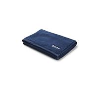 BOSS Alfombrilla de baño de algodón con logo bordado en contraste - StyleEDGE Blush Bath mat 050070, BMAT-EDGE Azul oscuro ONESI