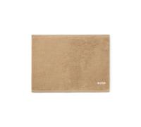 BOSS Alfombrilla de baño de algodón con logo bordado en contraste - StyleEDGE Galaxy Bath mat 050, BMAT-EDGE Beige ONESI