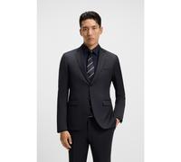 BOSS Americana extra slim fit en sarga de lana virgen - StyleH-Reymond-B1, 50469181 Azul oscuro 46C