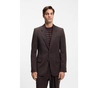 BOSS Americana relaxed fit de sarga - StyleC-Callum-262, 50562362 Marrón oscuro 48