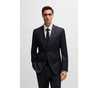 BOSS Americana slim fit en sarga de lana virgen - StyleH-Huge-B1, 50469171 Azul oscuro 58