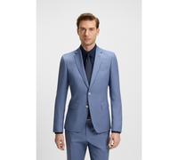 BOSS Americana slim fit en sarga de lana virgen - StyleH-Huge-B1, 50469171 Celeste 48