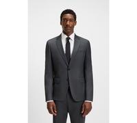 BOSS Americana slim fit en sarga de lana virgen - StyleH-Huge-B1, 50469171 Gris oscuro 102