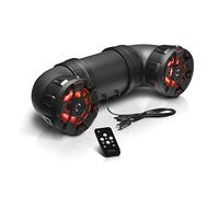 Boss Audio Systems ATV65BRGB: Sistema de Sonido para ATV/UTV, Altavoces 6.5 Pulgadas, Tweeters 1 Pulgada, Bluetooth, Iluminación RGB, Resistente a la Intemperie, Negro