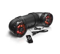 Boss Audio Systems ATV8BRGB ATV UTV Sound System - 8 Inch Speakers, 1.5 Inch Tweeters, Full Range, IPX5 Weatherproof, Bluetooth, Built-in Amplifier, Multi-Color Illumination, Golf Cart Compatible