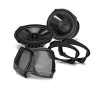 BOSS Audio Systems BHD98 Harley Davidson - Kit de Altavoces de alforja de 6 x 9 Pulgadas, se Adapta a Motocicletas Road Glide y Street Glide seleccionadas 1998-2013, 300 vatios de Potencia por par,