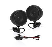 Boss Audio Systems MCBK425BA - Sistema de Audio para Motocicleta/ATV - Bluetooth, Altavoces de 3", Resistente a la Intemperie, Entrada Auxiliar, Control de Volumen