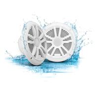 Boss Audio Systems MR6W - Altavoz para vehículo marino de 180W, blanco