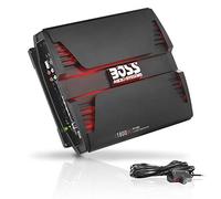 BOSS Audio Systems PF1800 - Amplificador de coche de 4 canales, 1800 vatios, rango completo, clase A-B, estable de 2-4 ohmios, fuente de alimentación Mosfet, puente