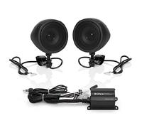 BOSS Audio Systems Sistema de altavoces Bluetooth MCBK420B:amplificador compacto de clase D, altavoces resistentes a la intemperie de 3 pulgadas,ideal para usar con vehículos todo terreno/motocicletas