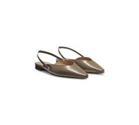 BOSS Bailarinas con talón abierto de piel - StyleCharlize_SLB10_AB, 50548541 Marrón claro 36