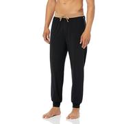 BOSS Balance Soft Cotton Cuffed Lounge Pants Pantalones de chándal, Deep Black/icónico Camello, XXL Hombres