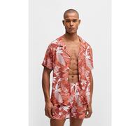 BOSS Bañador con forro integral y estampado de temporada - StylePiranha, 50508844 Naranja XXL