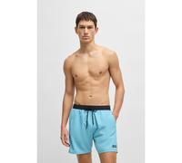 BOSS Bañador de secado rápido con detalles en contraste - StyleStarfish, 50514429 Celeste XXL