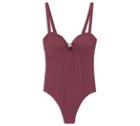 BOSS Bañador de tejido plisado con monograma Double B metalizado - StyleSWIMSUIT_DOUBLE B, 50561334 Rojo oscuro M