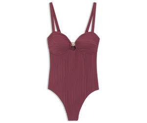 BOSS Bañador de tejido plisado con monograma Double B metalizado - StyleSWIMSUIT_DOUBLE B, 50561334 Rojo oscuro M