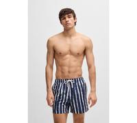 BOSS Bañador estampado con detalle de logo - StyleDiscus, 50544499 Azul oscuro XXL