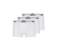 Boss Bañador para Hombre (Paquete de 3), Blanco, M