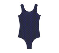 BOSS Bañador para niñas con estampado de monogramas y espalda escotada - StyleJ52131/84906A, J52131 Azul oscuro 156