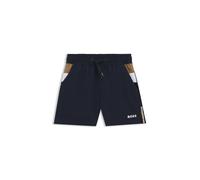 BOSS Bañador para niños con detalles de raya de la marca - StyleJ52837/84902A, J52837 Azul oscuro 86