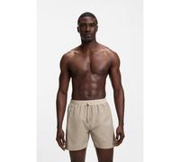 BOSS Bañador tipo shorts con logo y ribetes en contraste - StyleStarfish, 50514429 Beige claro M