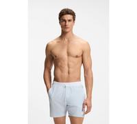 BOSS Bañador tipo shorts con logo y ribetes en contraste - StyleStarfish, 50514429 Celeste XL