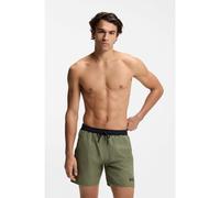 BOSS Bañador tipo shorts con logo y ribetes en contraste - StyleStarfish, 50514429 Verde M