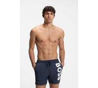 BOSS Bañador tipo shorts de secado rápido con logo estampado - StyleOctopus, 50514502 Azul oscuro L