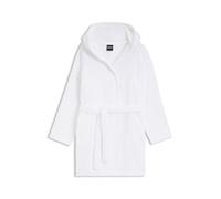 BOSS Batín de algodón con logo bordado - StyleEDGE Galaxy Man bathrobe L, KIM-EDGE Blanco S