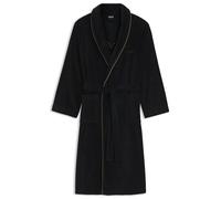 BOSS Batín de algodón con ribetes y detalle de la marca bordado - StyleTIAGO PEIG M, KIM-TIAGO Negro M