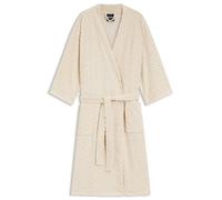 BOSS Batín de mezcla de algodón con monogramas en relieve - StyleFRONTROW Woman bathrobe L, KIM-FRONTROW Beige claro S