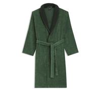 BOSS Batín en terciopelo de algodón con monograma Double B - StyleDOUBLEB Cypres Bath robe L, KIM-DOUBLEB Verde XXL
