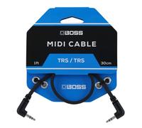 BOSS BCC-1-3535 - 30 cm - Cable MIDI TRS de 3,5 mm compacto - Conectividad prémium para pedales BOSS